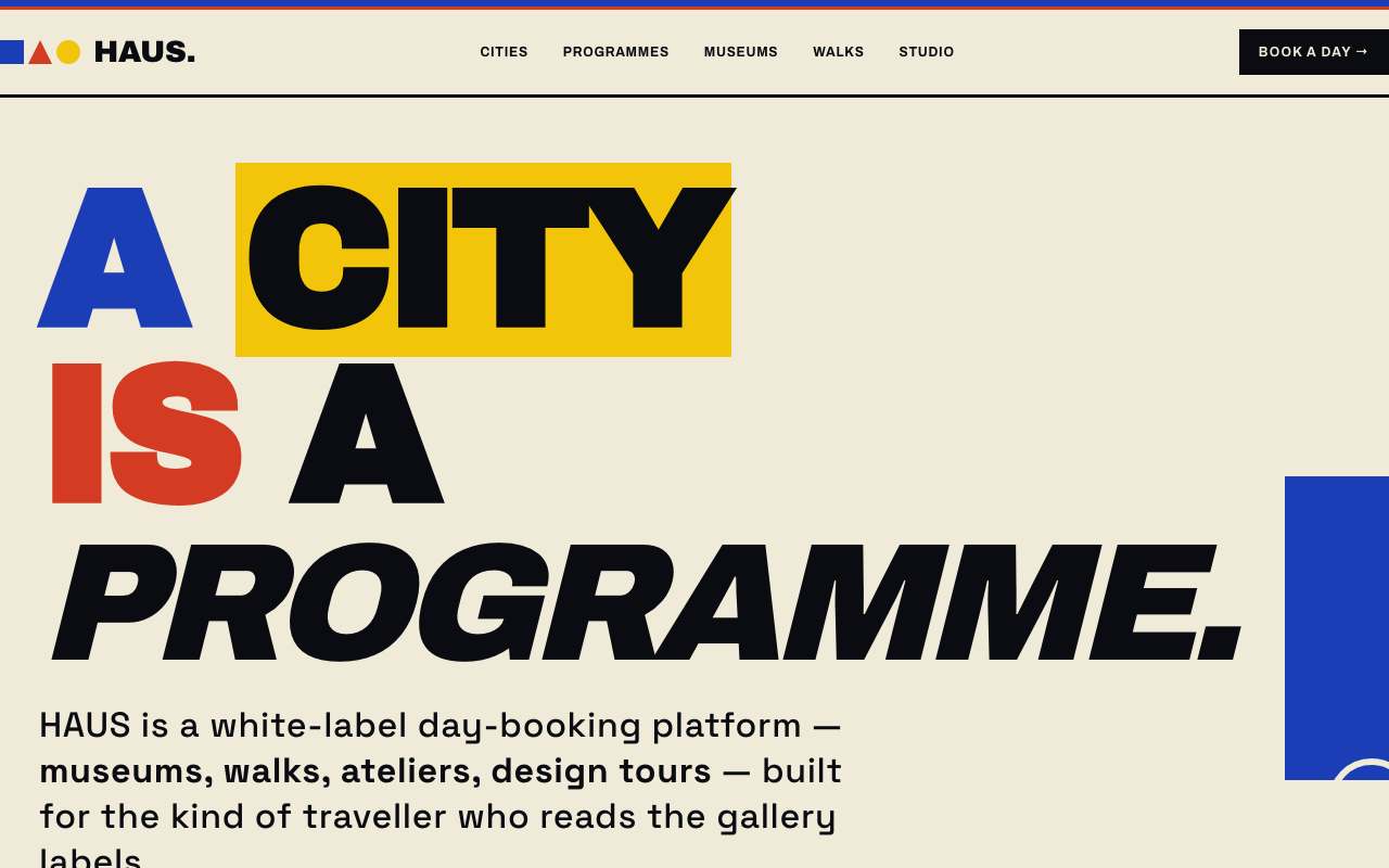 HAUS storefront preview