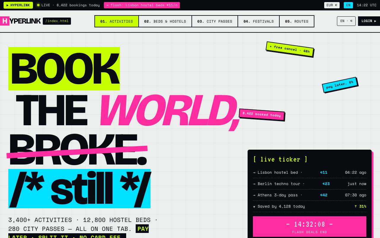 HYPERLINK storefront preview